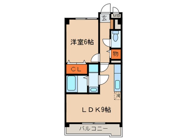 クリスタルタウン貴船の物件間取画像